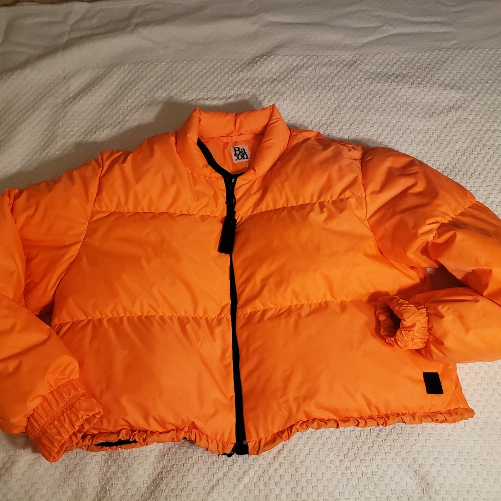 Orange Puffer Jacket